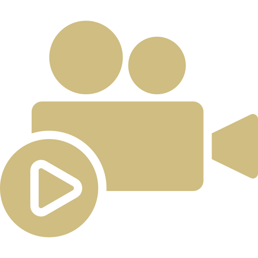 video camera yellow icon