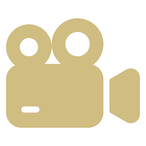 video camera yellow icon